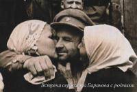 Встреча сержанта Баранова с родными Встреча сержанта Баранова с родными